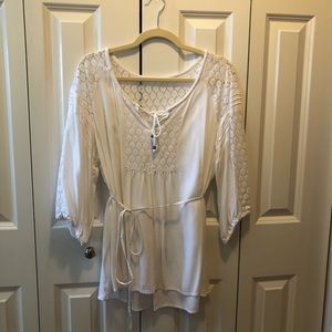 Motherhood Maternity XL White Blouse